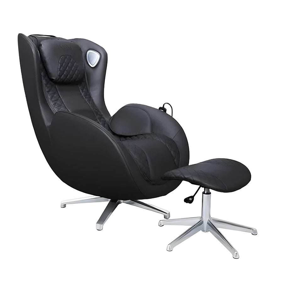 Osaki Bliss GL 2D Hybrid Massage Chair in Black Color with ottoman from Wish Rock Relaxations.