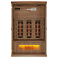 Golden Designs 3-Person Full Spectrum PureTech™ Near Zero EMF FAR Infrared Sauna - White Background