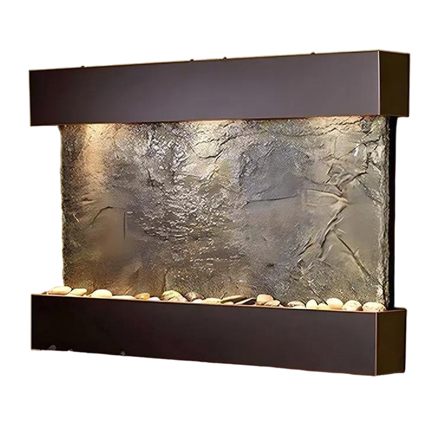 Adagio Reflection Creek Wall Water Fountain - 27"H x 38"W