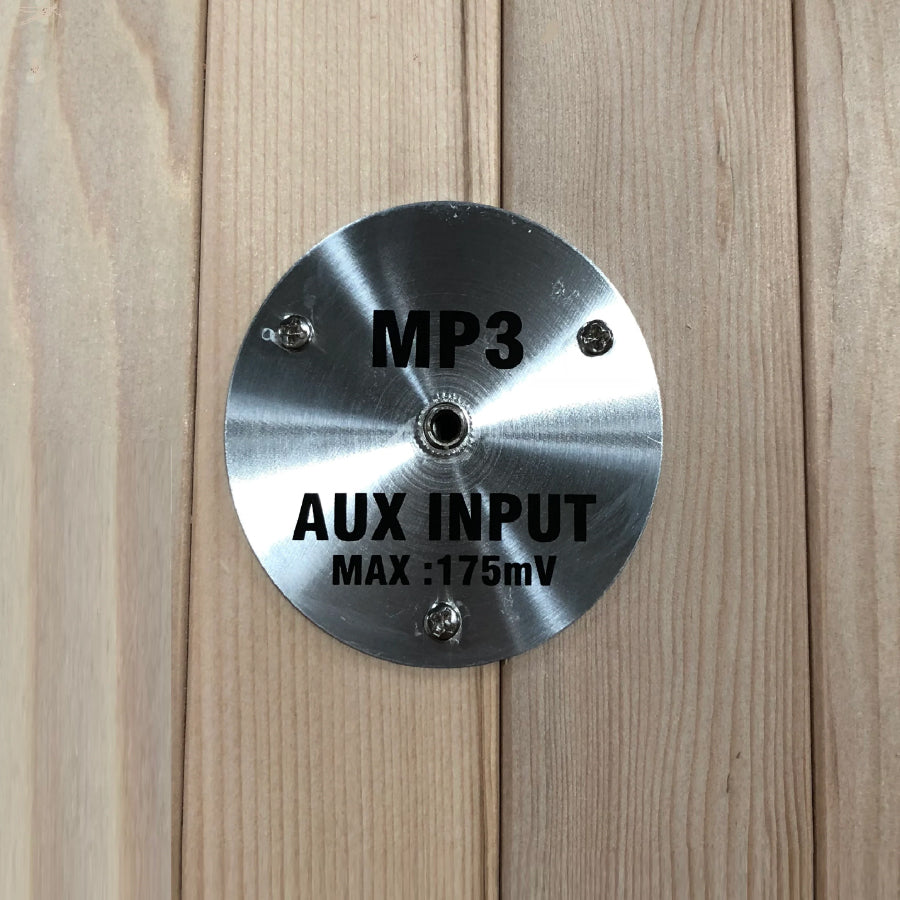 Maxxus "Serenity" Dual Tech 2-Person Low EMF FAR Infrared Sauna - Canadian Hemlock - Mp3 Aux input