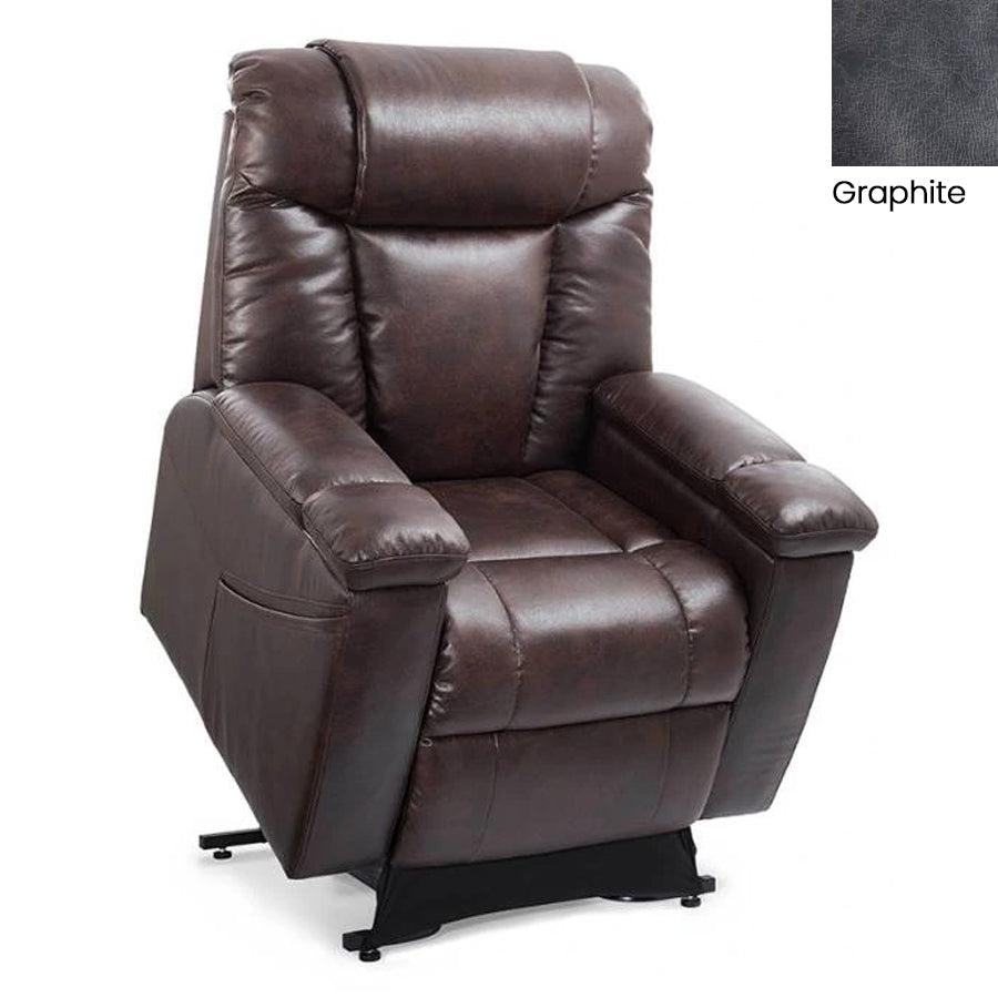 UltraComfort UC472 Rhodes 4 Zone Power Lift Chair Recliner - Graphite