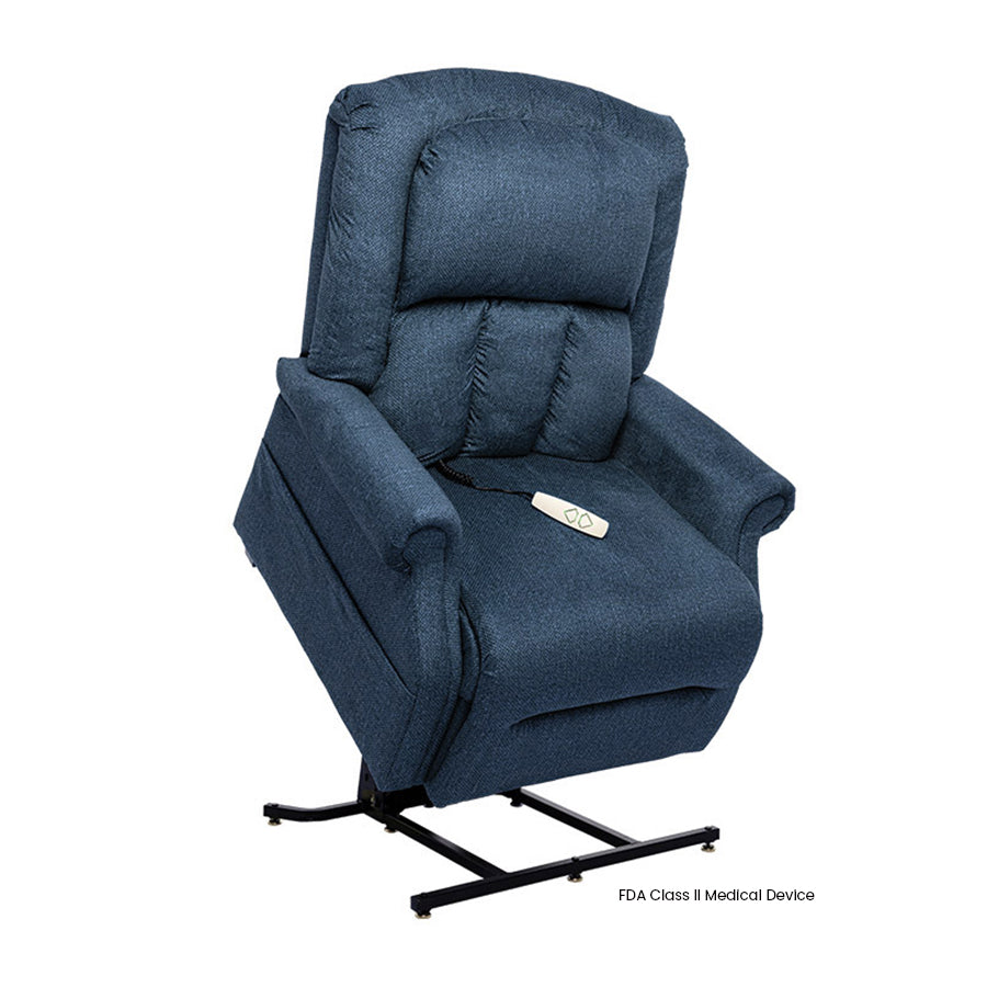 Mega Motion MM-7001 Vance 3 Position XL Lift Chair in Blue Color from Wish Rock Relaxation