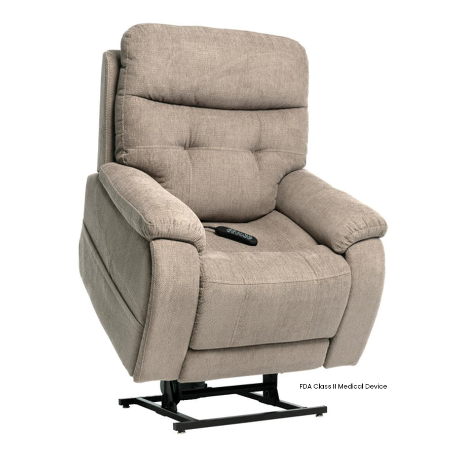Mega Motion MM-3712 Infinite Position Lift Chair in Stone color lift position