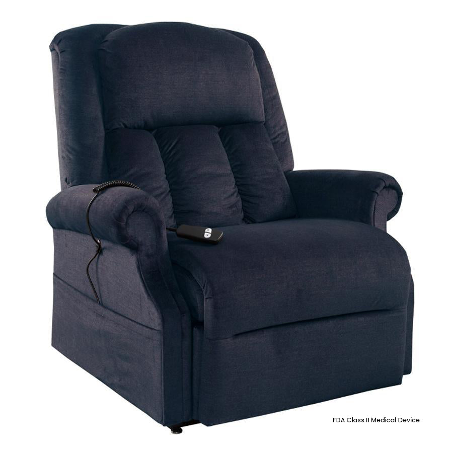 Ultimate Power Recliner Lunar HD NM-7001 3 Position Lift Chair in Ocean color from Wish Rock Relaxation