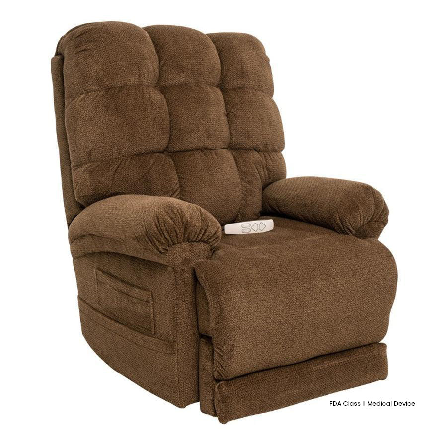 Ultimate Power Recliner Venus NM-1652SO Infinite Position Lift Chair in Nutmeg color from Wish Rock Relaxation