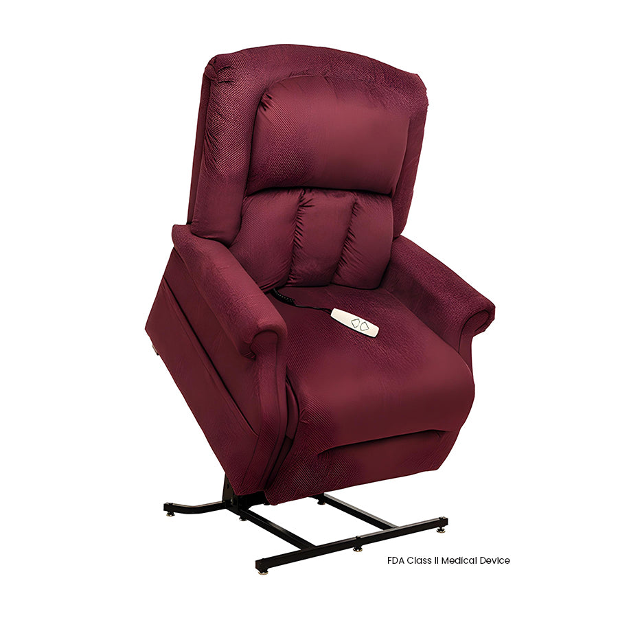 Mega Motion MM-7001 Vance 3 Position XL Lift Chair in Wine Color