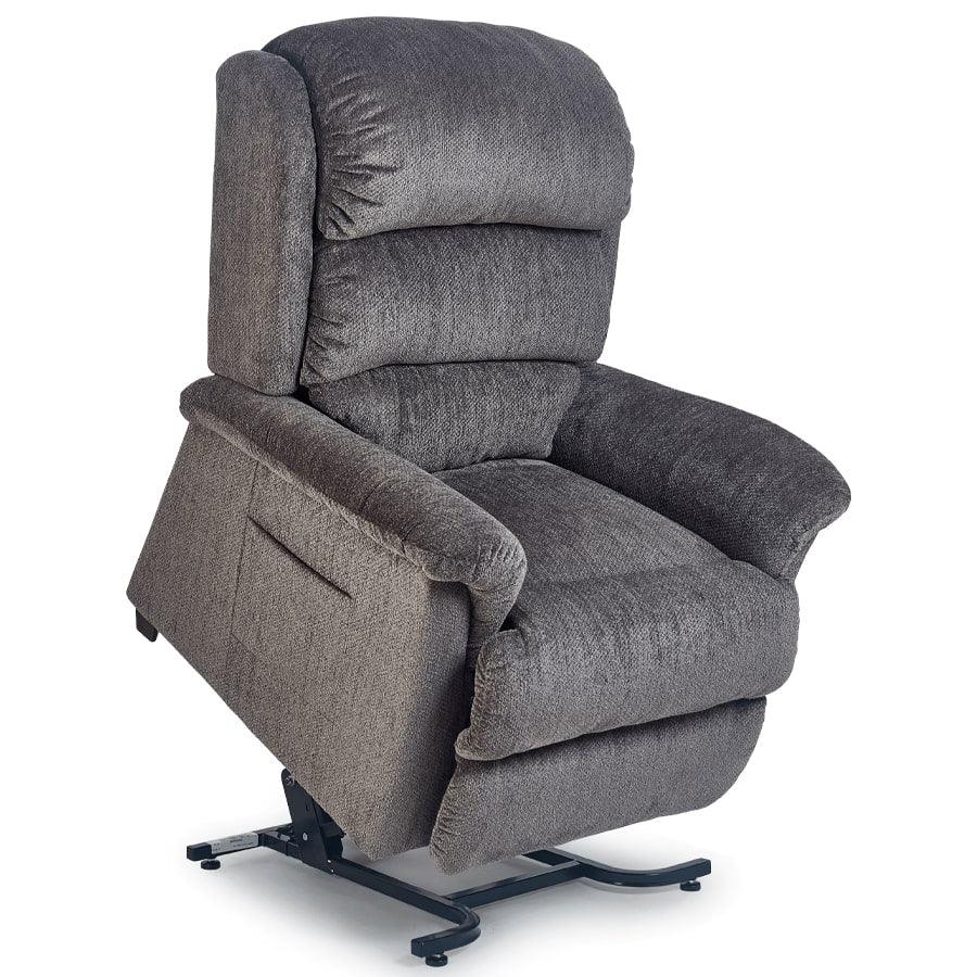 UltraComfort UC559-S Polaris 2 Zone Power Lift Chair Recliner  in Imagine Fabric Fog