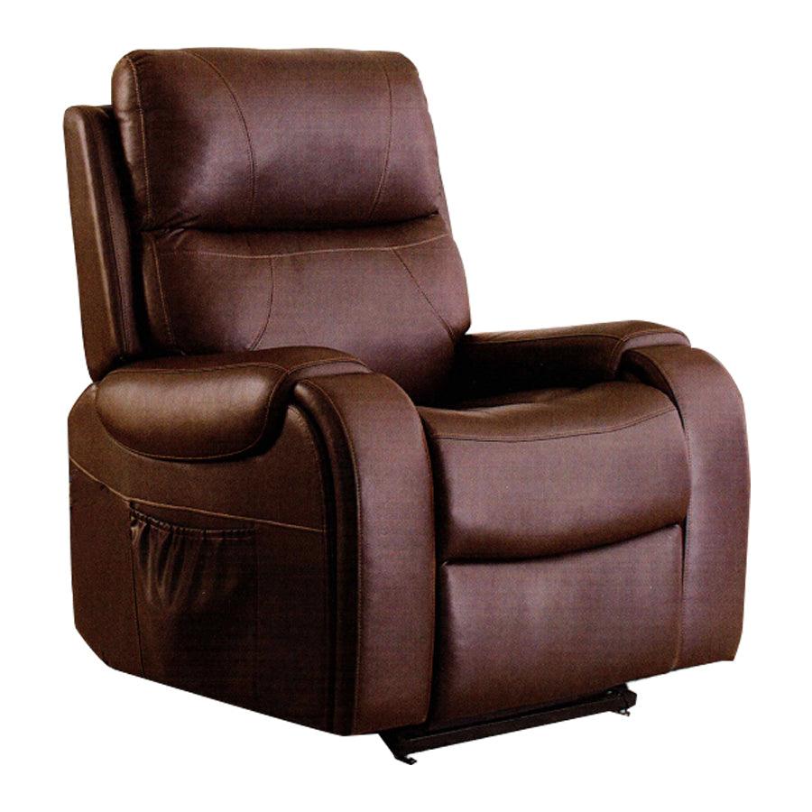 UltraCozy UC671 by UltraComfortMedium Zero Gravity Power Recliner in Top Grain Leather Cork from Wish Rock Relaxation