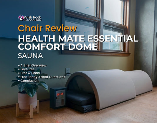 Health Mate Essential Comfort 1 Person Dome Sauna Review Banner
