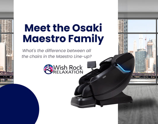 Osaki Maestro Family of Massage Chairs Banner