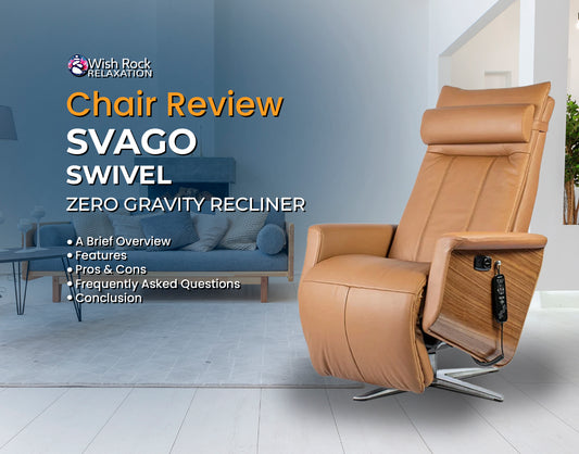 Svago Swivel Zero Gravity Recliner SV500  Review Banner