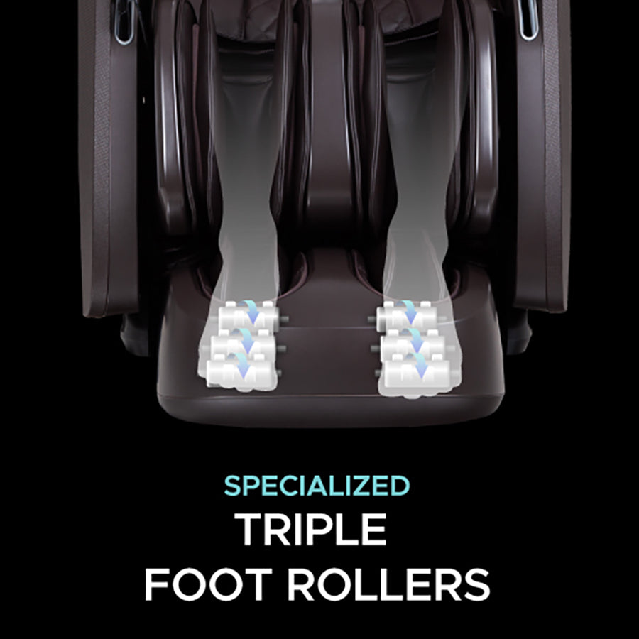 Osaki Platinum OP-Vera 4D+ Massage Chair - TGriple Foot Rollers
