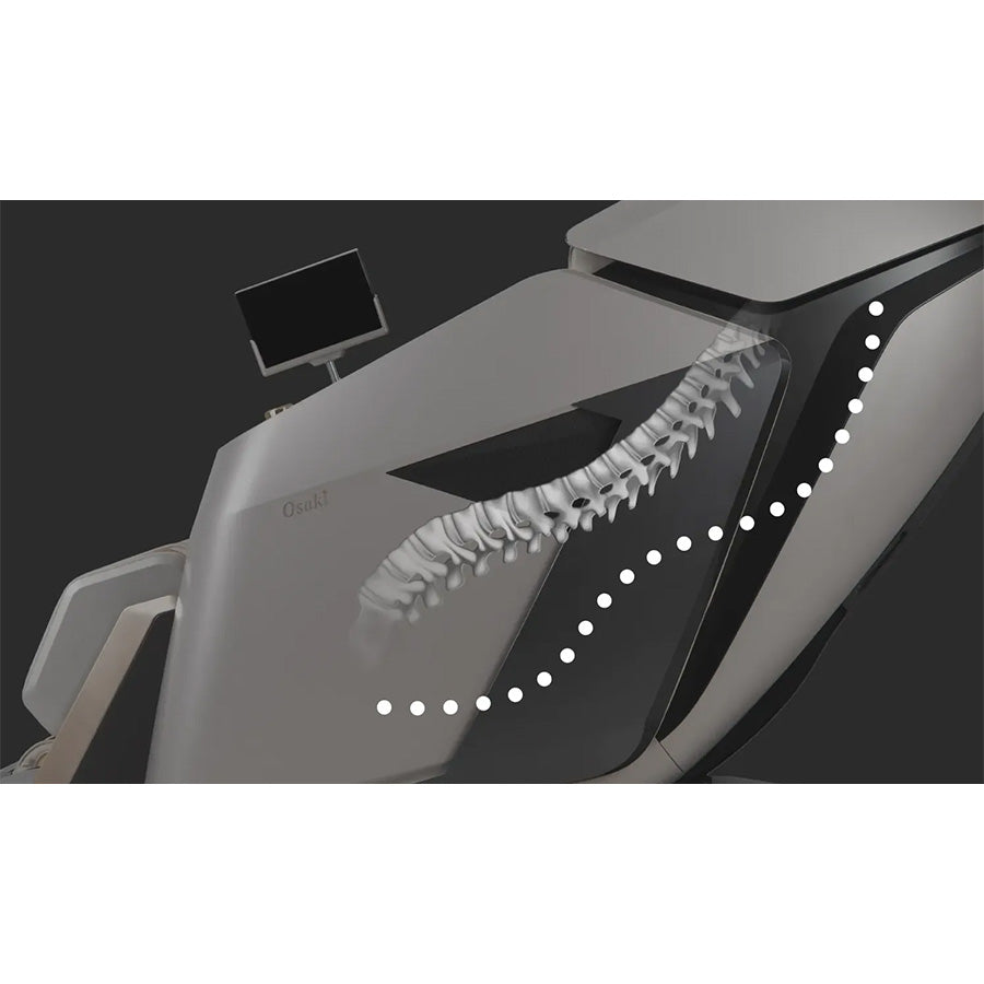 Osaki Grand Duo 4D+4D Massage Chair - Dual Track w/ Side Entry