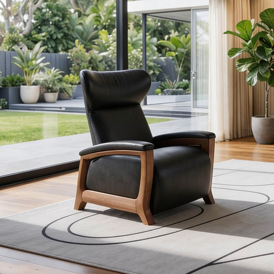 Svago Motion Mastery Lounge Chair - Premium Leather ZGR + Air
