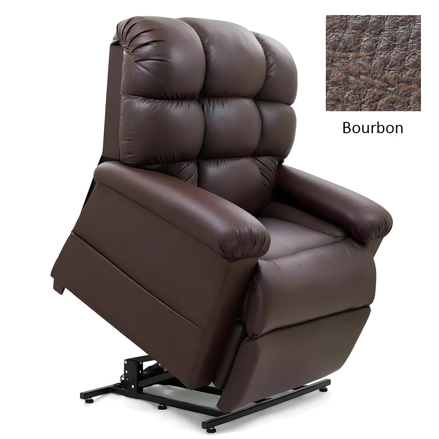 UltraComfort UC556-M26 Vega Medium/Wide Size 2 Zone Zero Gravity Lift Chair - Bourbon