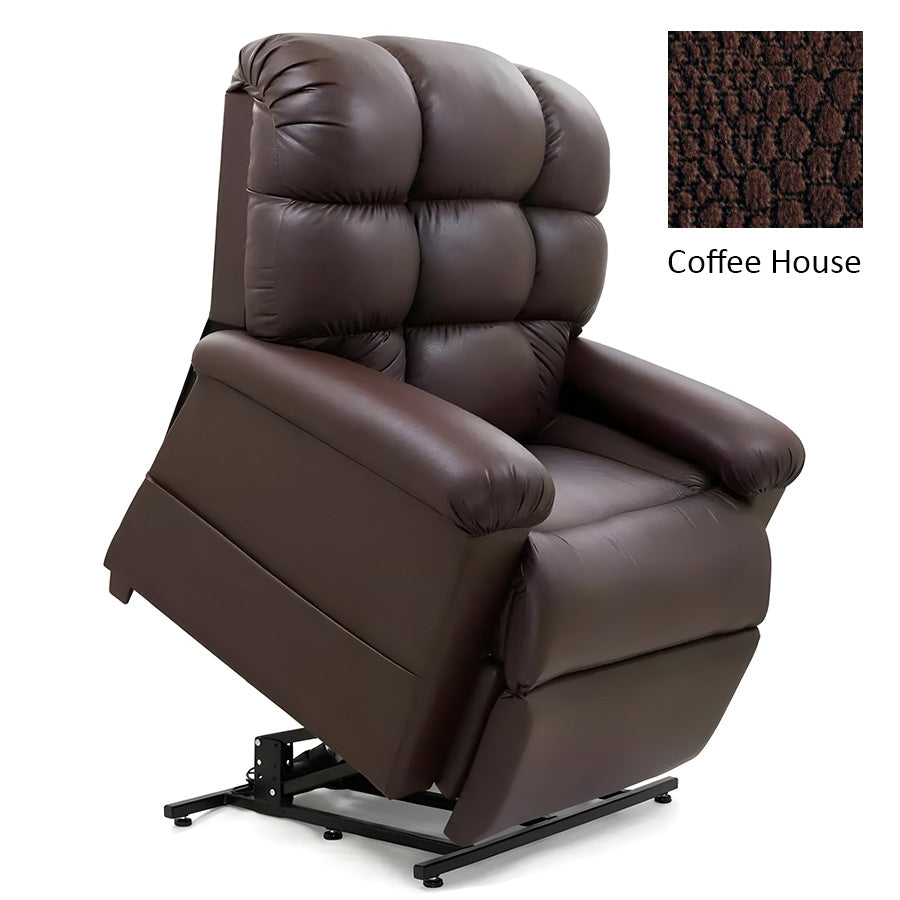 UltraComfort UC556-M26 Vega Medium/Wide Size 2 Zone Zero Gravity Lift Chair - Coffeehouse