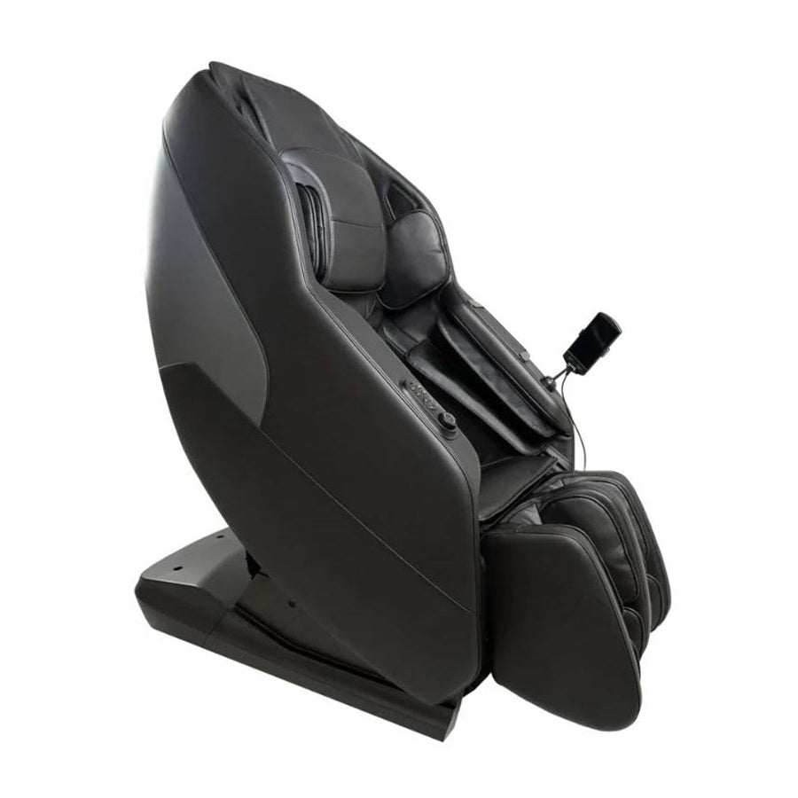 Three-quarter angle view of the Daiwa iLift massage chair in Lift position