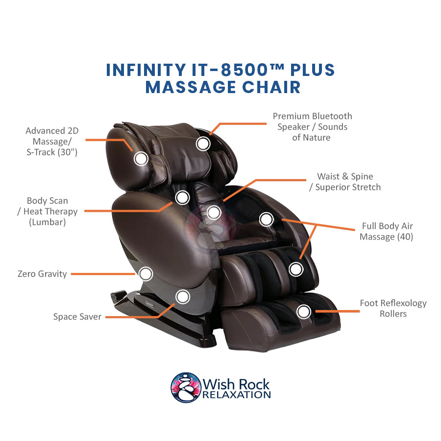 Infinity IT-8500™ Plus Massage Chair Deep Stretch – Wish Rock