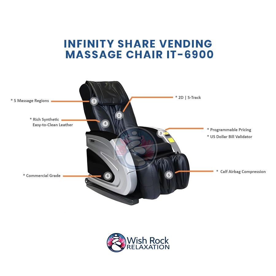 Infinity Share Vending Massage Chair IT-6900 Commercial Grade