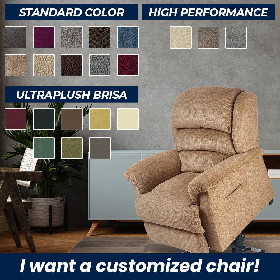 UltraComfort UC549-L Large Mira 1 Zone Simple Comfort 3 Position Lift Chair