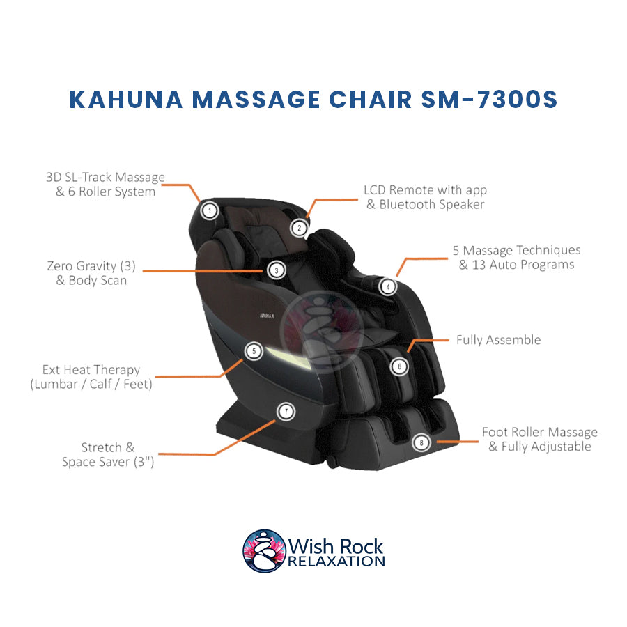 Kahuna SM 7300 Massage Chair – Wish Rock Relaxation