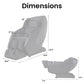 Osaki OS-Maxim 3D LE Massage Chair - Dimensions