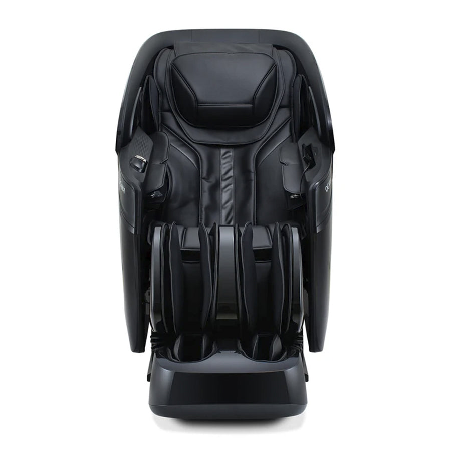 Ogawa Active XL Duo 3D + 2D Massage Chair (OG6400) in Black/Black front view from Wish Rock Relaxation.