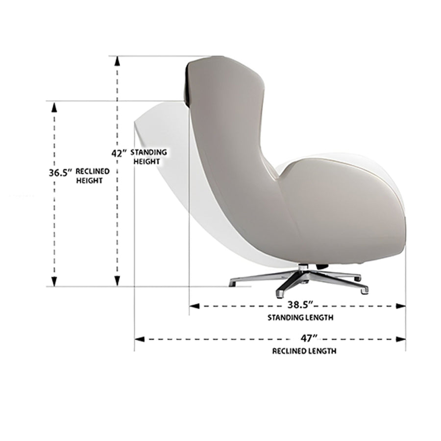 Osaki Bliss VL 2D Hybrid Massage Chair  DIMENSIONS