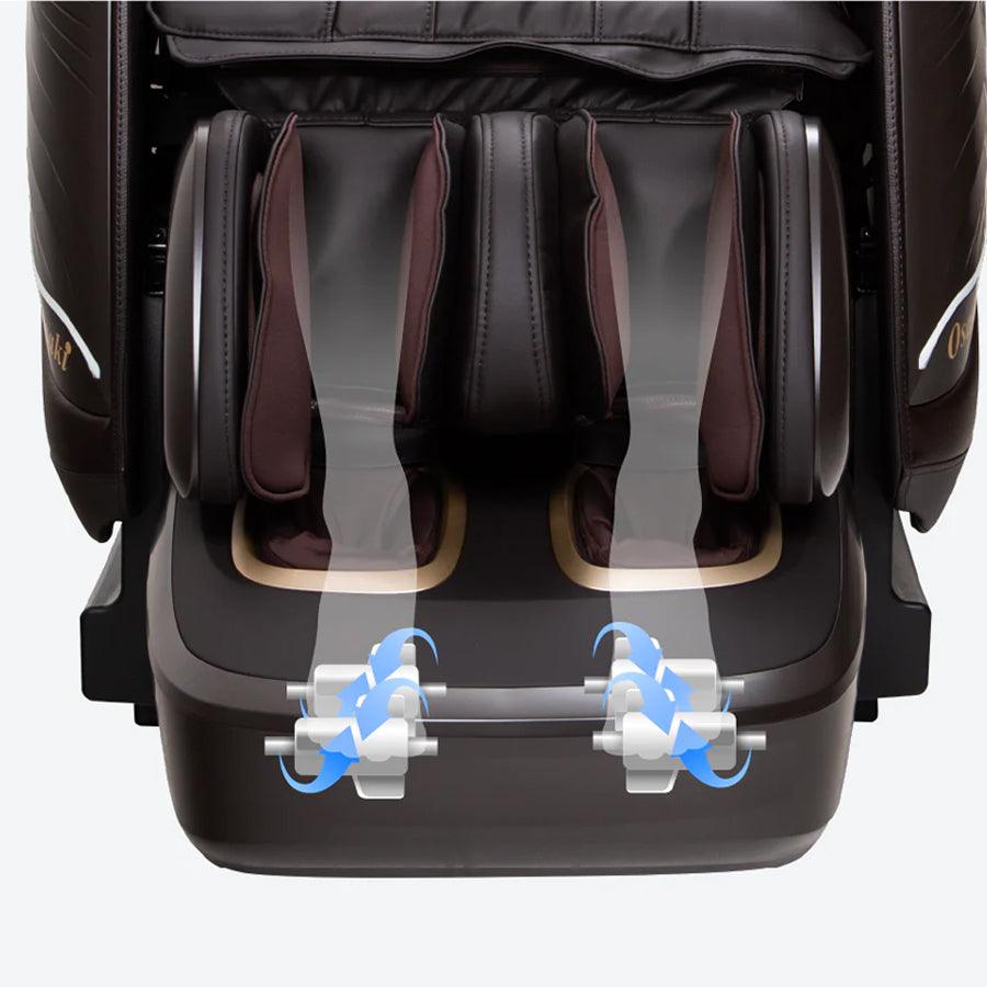 Osaki Pro OS-3D Opulent Massage Chair - Foot Rollers