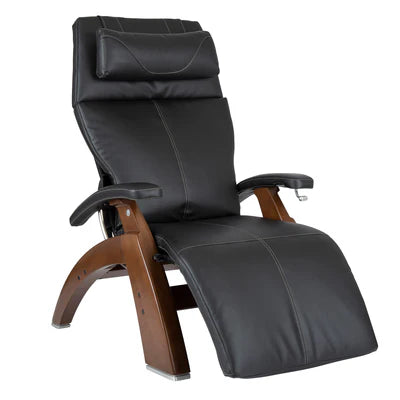 Human Touch Perfect Chair PC-420 Classic Manual Plus in walnut / black SofHyde