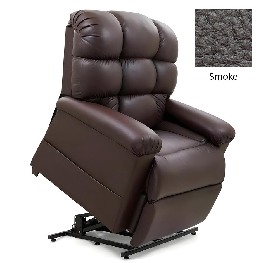 UltraComfort UC556-M26 Vega Medium/Wide Size 2 Zone Zero Gravity Lift Chair - Smoke