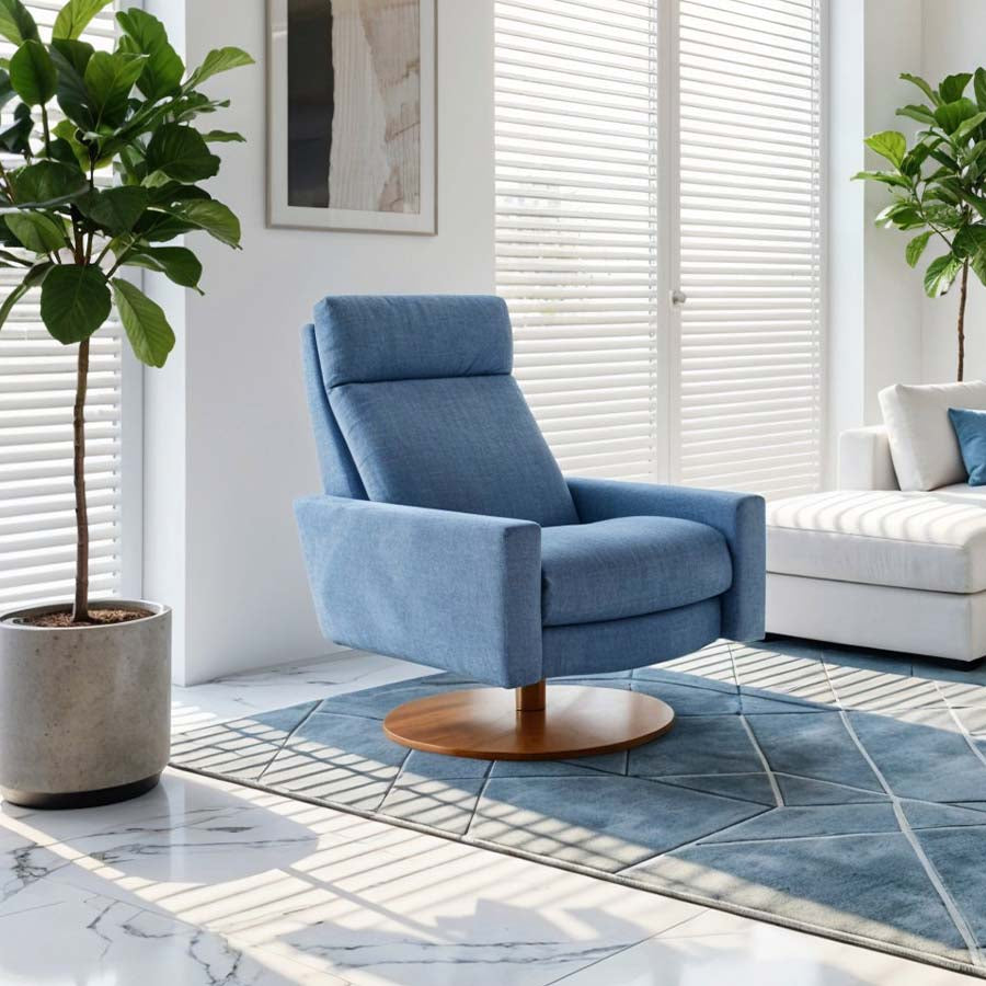 American Leather Cumulus Comfort Air Chair w/ Optional Ottoman