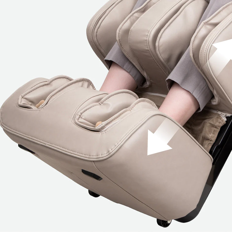 Titan Luxe 3D Massage Chair - Extendable Footrest