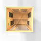 Dynamic Cordoba Elite 2-Person Ultra Low EMF FAR Infrared Sauna - Canadian Hemlock - Top View