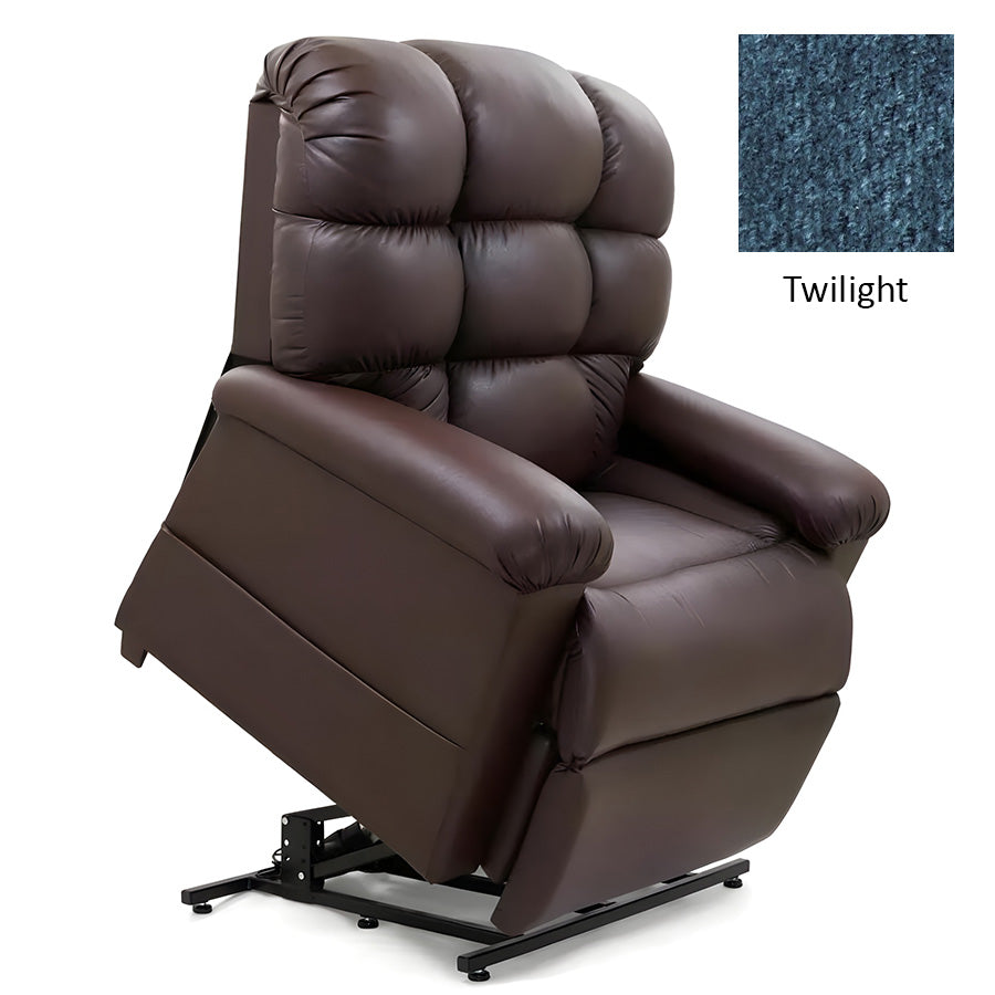 UltraComfort UC556-M26 Vega Medium/Wide Size 2 Zone Zero Gravity Lift Chair - Twilight