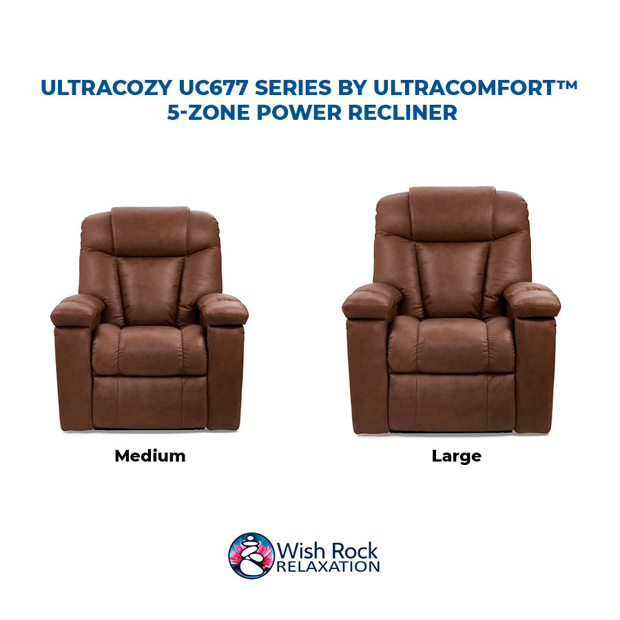 UltraCozy UC677 Series 5-Zone Power Recliner - Far-Infrared