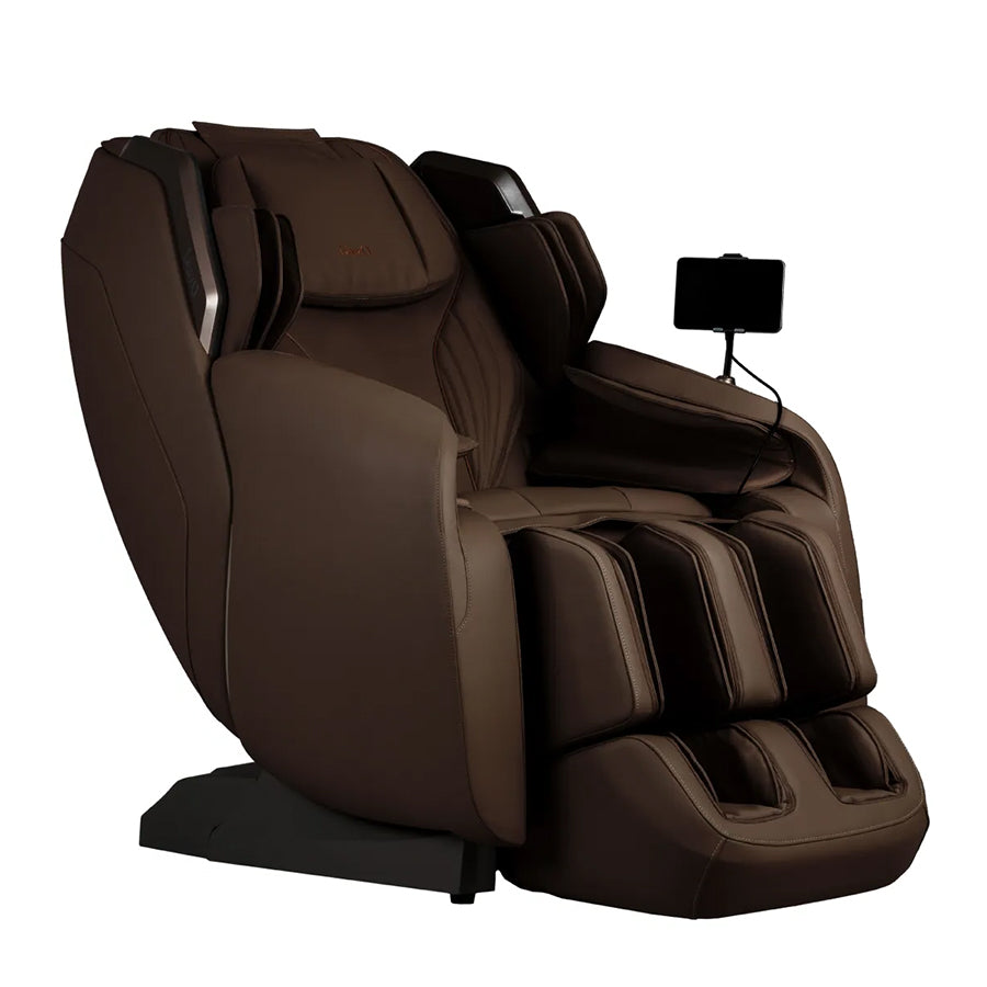 Osaki Atlas XL 4D Massage Chair in Brown color at Wish Rock Relaxation