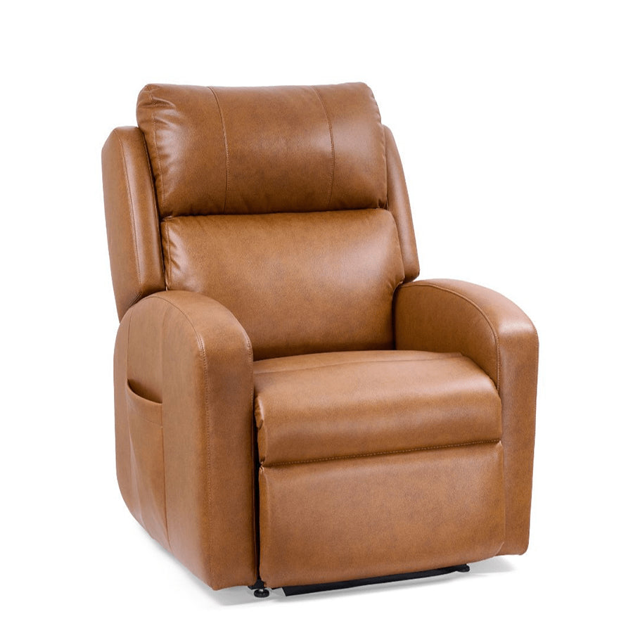 UltraComfort™ Aiden UC793 Medium 5-Zone Power Lift Recliner in Sparrow color from Wish Rock Relaxation