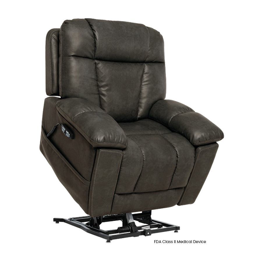 Mega Motion MM-8945 iNFI IMMERSE Lift Chair in smoke rising to assist with safe standing support