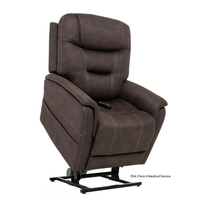 Mega Motion MM-3730 Stonewash Large Infinite Position Lift Chair in Gun Metal color