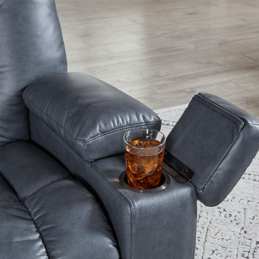 UltraCozy UC677 by UltraComfort™ Medium 5-Zone Power Recliner - Cup Holder