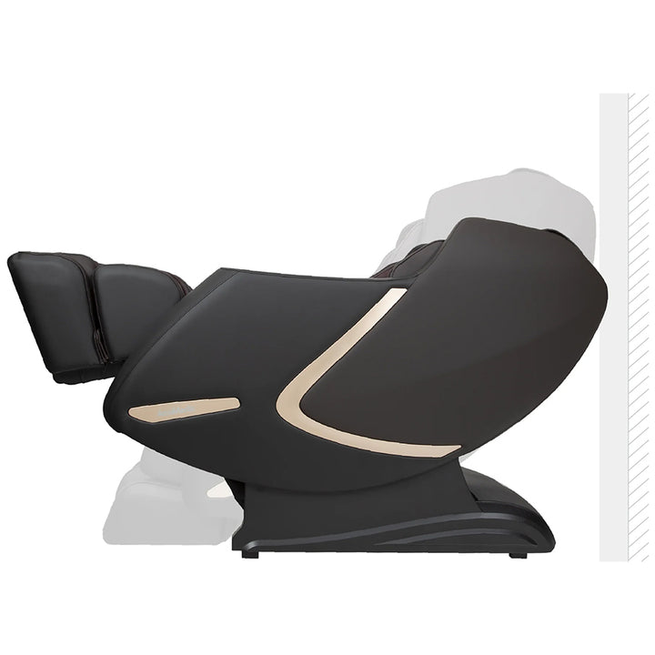 AmaMedic 3D Premium massage chair in full recline position from Wish Rock Relaxation.