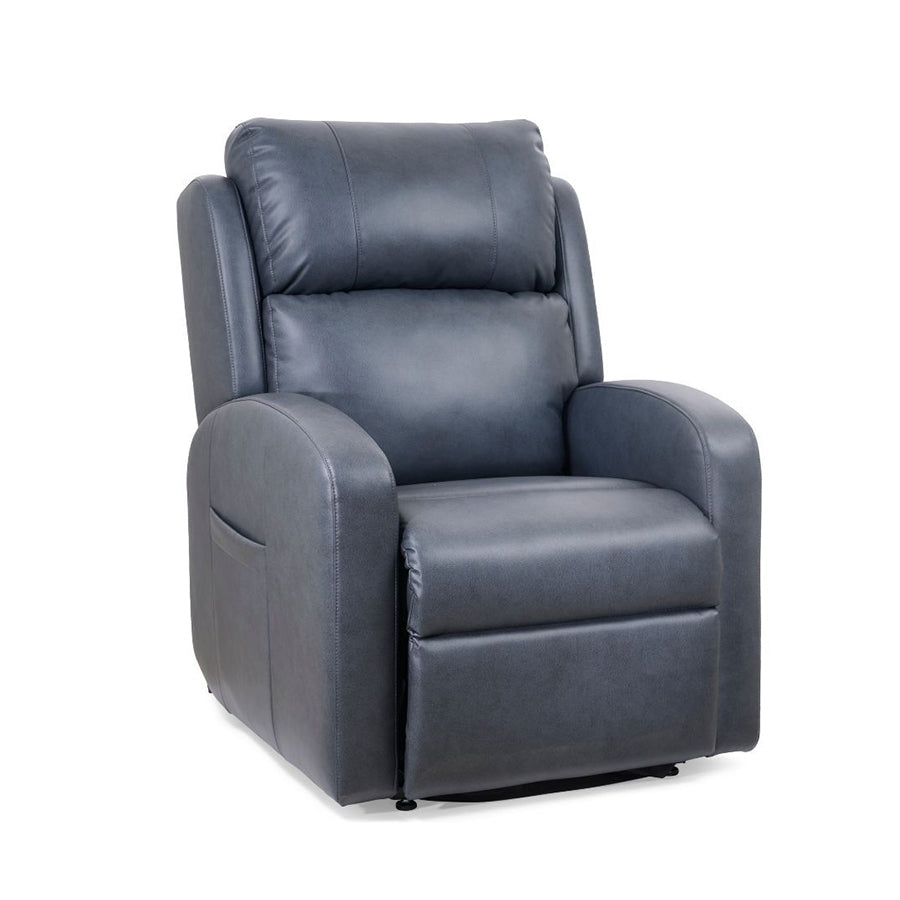 UltraComfort™ Aiden UC793 Medium 5-Zone Power Lift Recliner in Lagoon color from Wish Rock Relaxation
