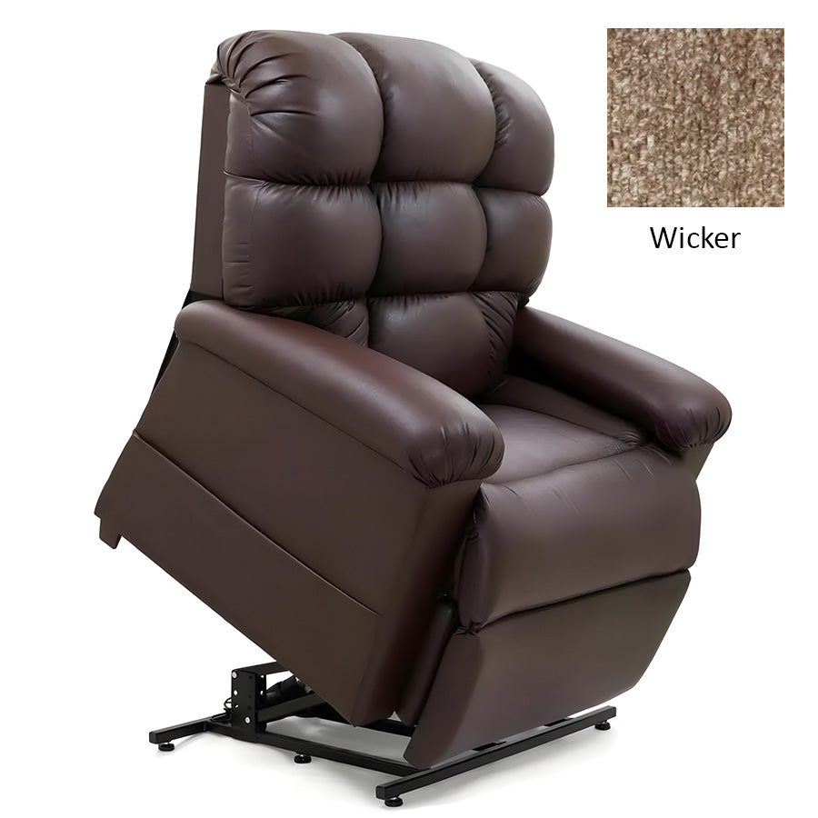 UltraComfort UC556-M26 Vega Medium/Wide Size 2 Zone Zero Gravity Lift Chair - Wicker