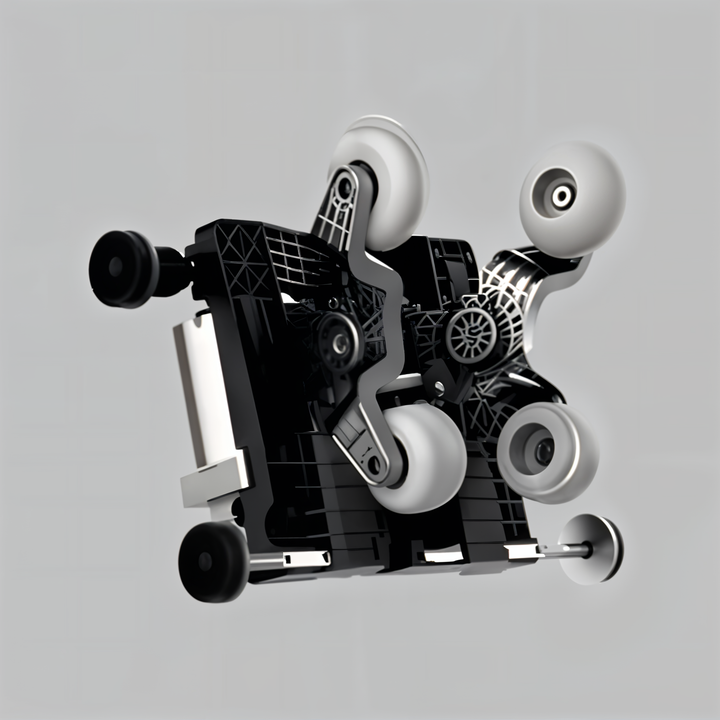 Ogawa Refresh 3D Massage Chair (OG 5600) close-up of quad-style 3D massage roller mechanism