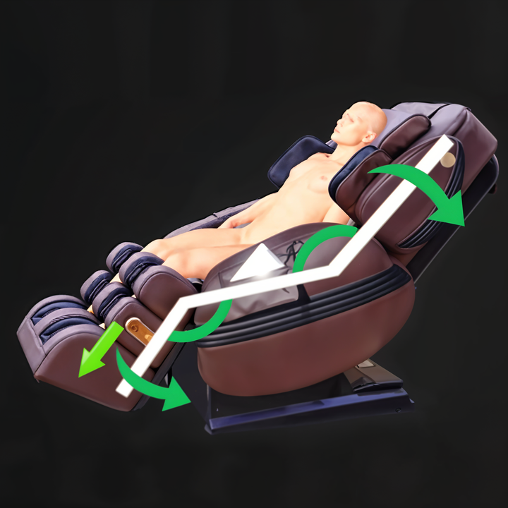 Luraco Model 3 Hybrid SL Medical Massage Chair - Fully Body Stretching 