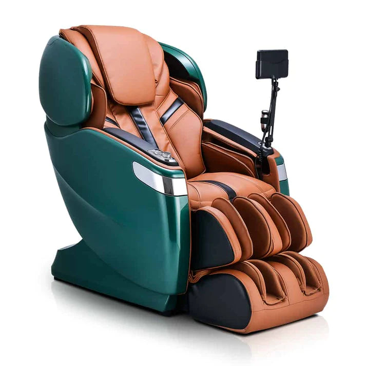Ogawa Master Drive AI 2.0 4D Massage Chair (OG-8801)   Cappuccino/Emerald Green