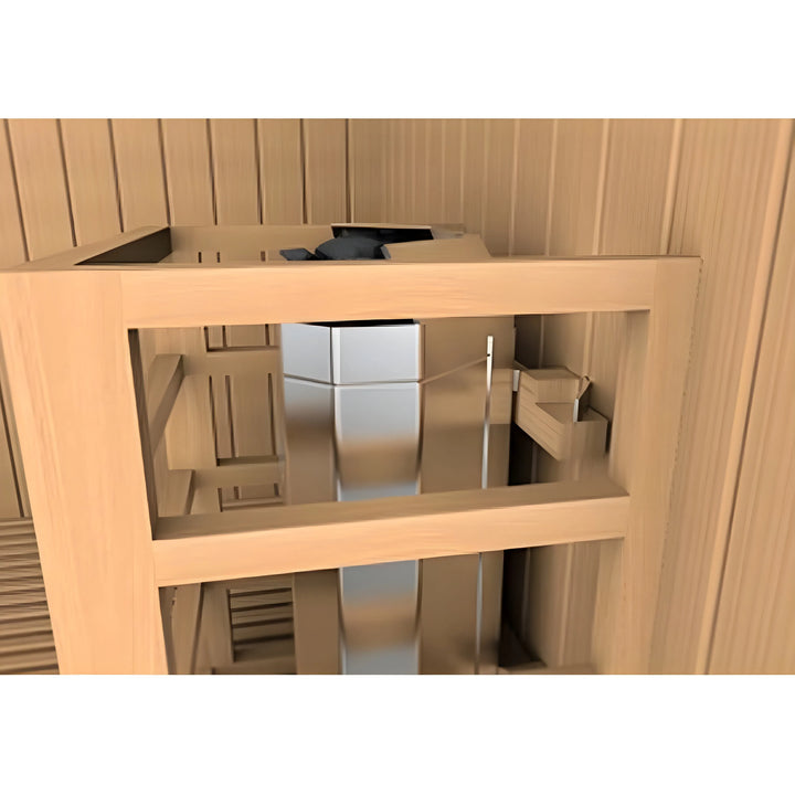 Golden Designs "Osla Edition" 6 Person Traditional Sauna - Canadian Red Cedar - Traditional Sauna Stove