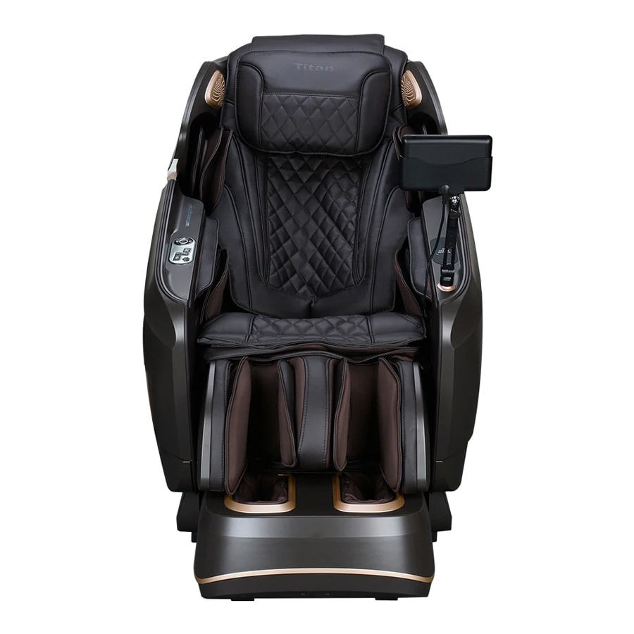 Titan Pro Vigor 4D Massage Chair Front View Brown
