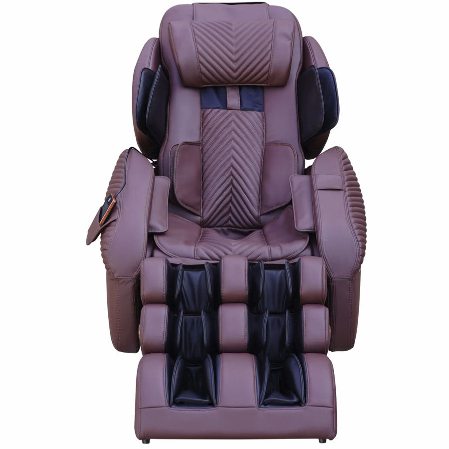 Luraco i9 Max Massage Chair Chocolate Brown Front View
